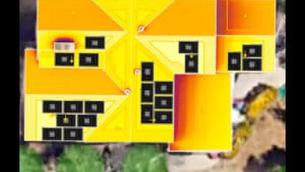 Solar panels installed on Thomas Fraley's home