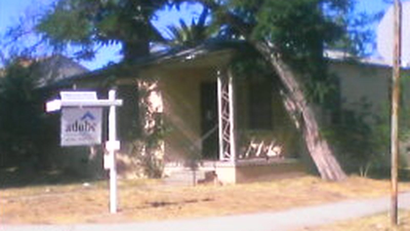 Archival exterior photograph of Thomas Fraley's first home when it was purchased in 1999
